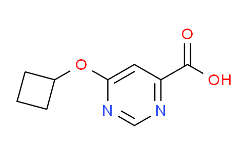 CAS No. 1439900-47-6, 6-Cyclobutoxypyrimidine-4-carboxylic acid