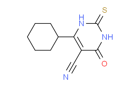 CAS No. 290313-19-8, 6-Cyclohexyl-4-oxo-2-thioxo-1,2,3,4-tetrahydropyrimidine-5-carbonitrile
