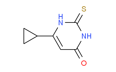 CAS No. 7038-74-6, 6-Cyclopropyl-2-thioxo-2,3-dihydropyrimidin-4(1H)-one