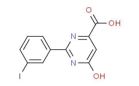 CAS No. 1956328-47-4, 6-Hydroxy-2-(3-iodophenyl)pyrimidine-4-carboxylic acid