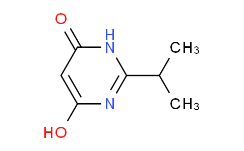 CAS No. 1197-04-2, 6-Hydroxy-2-isopropylpyrimidin-4(3H)-one