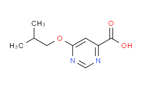 CAS No. 1439902-87-0, 6-Isobutoxypyrimidine-4-carboxylic acid