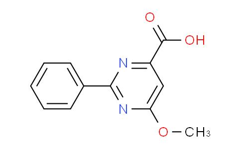 CAS No. 85815-04-9, 6-Methoxy-2-phenylpyrimidine-4-carboxylic acid