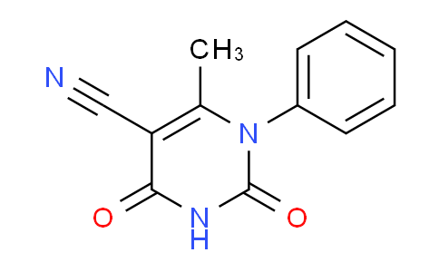 CAS No. 5900-42-5, 6-Methyl-2,4-dioxo-1-phenyl-1,2,3,4-tetrahydropyrimidine-5-carbonitrile