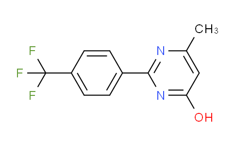 CAS No. 125903-90-4, 6-Methyl-2-(4-(trifluoromethyl)phenyl)pyrimidin-4-ol
