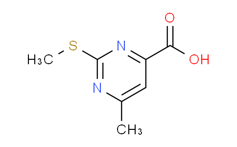CAS No. 16490-19-0, 6-Methyl-2-(methylthio)pyrimidine-4-carboxylic acid