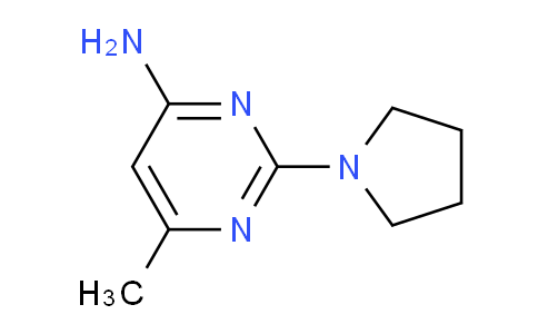 CAS No. 1247645-16-4, 6-Methyl-2-(pyrrolidin-1-yl)pyrimidin-4-amine