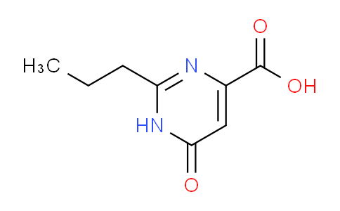 CAS No. 1267835-36-8, 6-Oxo-2-propyl-1,6-dihydropyrimidine-4-carboxylic acid