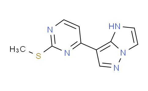 CAS No. 956722-15-9, 7-(2-(Methylthio)pyrimidin-4-yl)-1H-imidazo[1,2-b]pyrazole