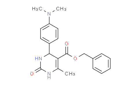 CAS No. 300667-82-7, Benzyl 4-(4-(dimethylamino)phenyl)-6-methyl-2-oxo-1,2,3,4-tetrahydropyrimidine-5-carboxylate