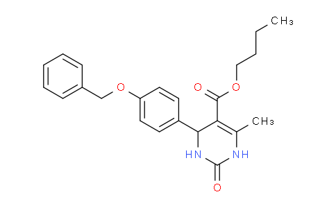 CAS No. 300799-50-2, Butyl 4-(4-(benzyloxy)phenyl)-6-methyl-2-oxo-1,2,3,4-tetrahydropyrimidine-5-carboxylate