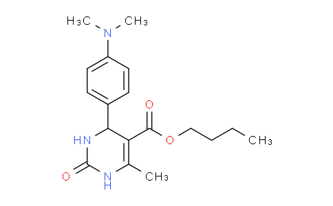CAS No. 296262-64-1, Butyl 4-(4-(dimethylamino)phenyl)-6-methyl-2-oxo-1,2,3,4-tetrahydropyrimidine-5-carboxylate