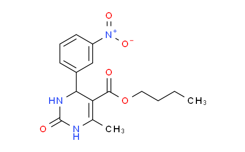 CAS No. 300360-07-0, Butyl 6-methyl-4-(3-nitrophenyl)-2-oxo-1,2,3,4-tetrahydropyrimidine-5-carboxylate