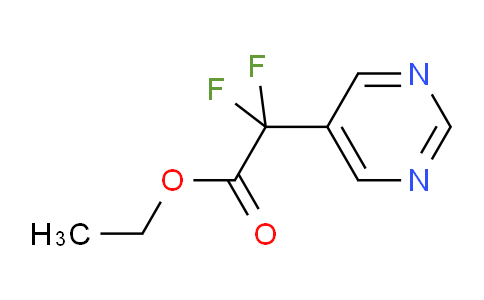 CAS No. 1250685-30-3, Ethyl 2,2-difluoro-2-(pyrimidin-5-yl)acetate