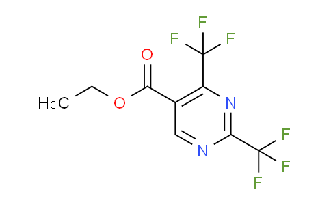 CAS No. 188781-15-9, Ethyl 2,4-bis(trifluoromethyl)pyrimidine-5-carboxylate