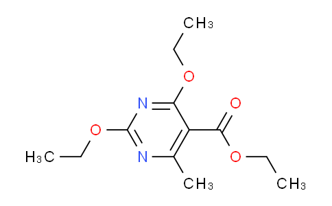 CAS No. 43106-94-1, Ethyl 2,4-diethoxy-6-methylpyrimidine-5-carboxylate