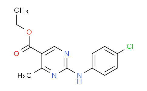 CAS No. 1256627-71-0, Ethyl 2-((4-chlorophenyl)amino)-4-methylpyrimidine-5-carboxylate