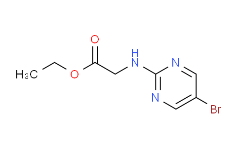 CAS No. 1159823-83-2, Ethyl 2-((5-bromopyrimidin-2-yl)amino)acetate