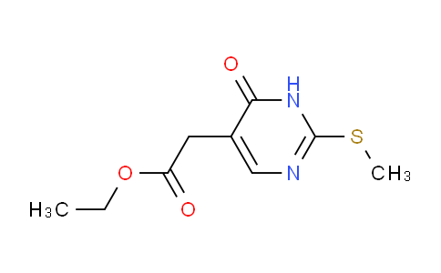 CAS No. 29571-44-6, Ethyl 2-(2-(methylthio)-6-oxo-1,6-dihydropyrimidin-5-yl)acetate
