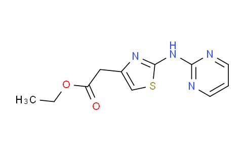 CAS No. 886498-73-3, Ethyl 2-(2-(pyrimidin-2-ylamino)thiazol-4-yl)acetate