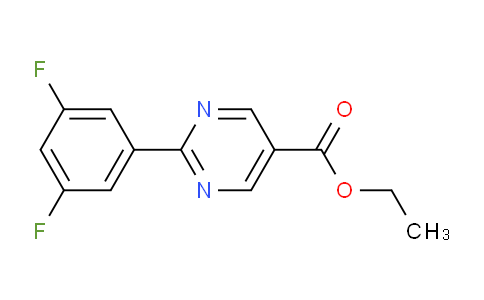 CAS No. 1245052-19-0, Ethyl 2-(3,5-difluorophenyl)pyrimidine-5-carboxylate
