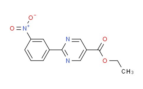 CAS No. 1245077-11-5, Ethyl 2-(3-nitrophenyl)pyrimidine-5-carboxylate