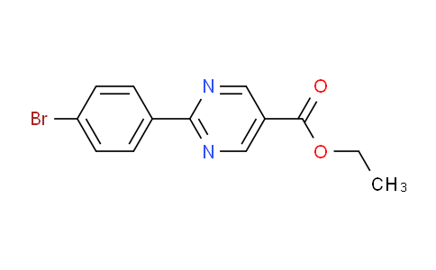 CAS No. 1245145-00-9, Ethyl 2-(4-bromophenyl)pyrimidine-5-carboxylate