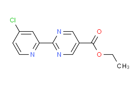 CAS No. 1447606-79-2, Ethyl 2-(4-chloropyridin-2-yl)pyrimidine-5-carboxylate