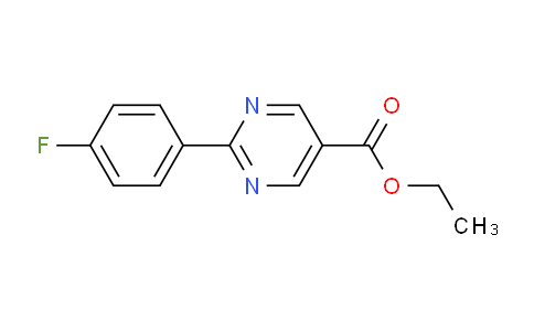 CAS No. 1245096-92-7, Ethyl 2-(4-fluorophenyl)pyrimidine-5-carboxylate