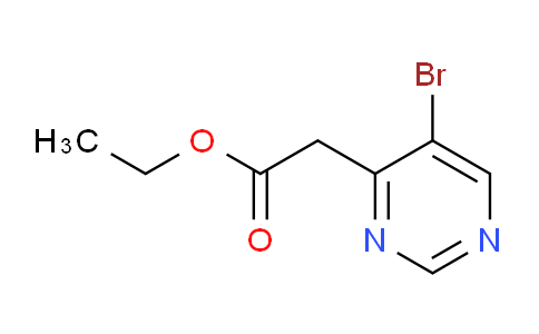 CAS No. 185030-22-2, Ethyl 2-(5-bromopyrimidin-4-yl)acetate