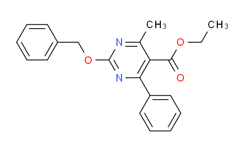 CAS No. 1245716-71-5, Ethyl 2-(benzyloxy)-4-methyl-6-phenylpyrimidine-5-carboxylate