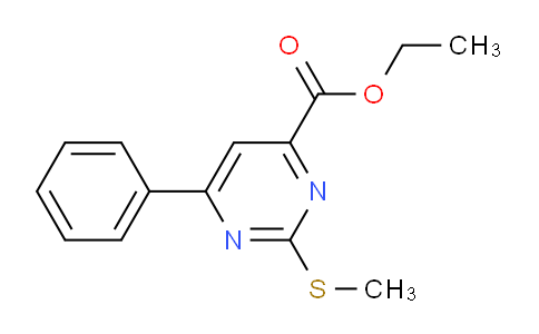 CAS No. 1644431-42-4, Ethyl 2-(methylthio)-6-phenylpyrimidine-4-carboxylate