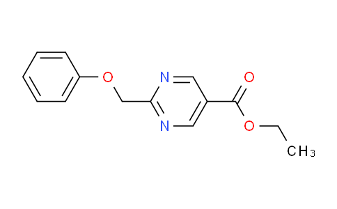 CAS No. 1416439-31-0, Ethyl 2-(phenoxymethyl)pyrimidine-5-carboxylate