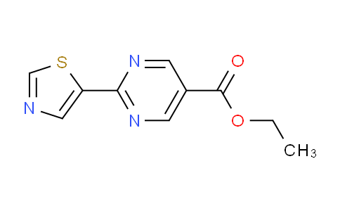 CAS No. 1447607-87-5, Ethyl 2-(thiazol-5-yl)pyrimidine-5-carboxylate