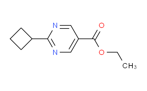 CAS No. 1447608-11-8, Ethyl 2-cyclobutylpyrimidine-5-carboxylate