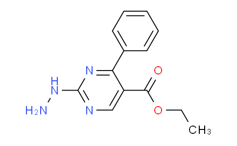 CAS No. 188936-37-0, Ethyl 2-hydrazinyl-4-phenylpyrimidine-5-carboxylate