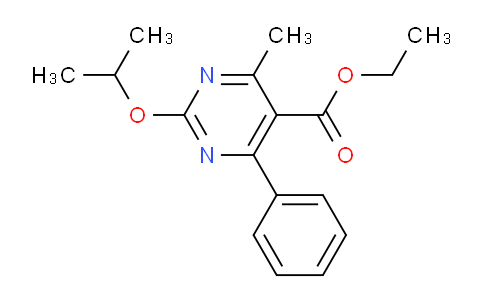 CAS No. 1245716-70-4, Ethyl 2-isopropoxy-4-methyl-6-phenylpyrimidine-5-carboxylate