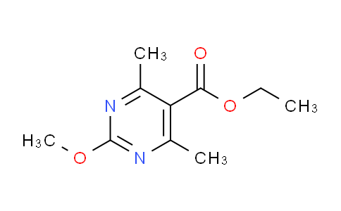 CAS No. 548773-11-1, Ethyl 2-methoxy-4,6-dimethylpyrimidine-5-carboxylate