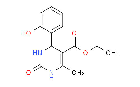 CAS No. 5948-68-5, Ethyl 4-(2-hydroxyphenyl)-6-methyl-2-oxo-1,2,3,4-tetrahydropyrimidine-5-carboxylate