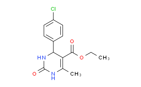 CAS No. 5948-71-0, Ethyl 4-(4-chlorophenyl)-6-methyl-2-oxo-1,2,3,4-tetrahydropyrimidine-5-carboxylate