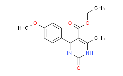 CAS No. 161374-07-8, Ethyl 4-(4-methoxyphenyl)-6-methyl-2-oxo-1,2,3,4-tetrahydropyrimidine-5-carboxylate
