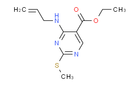 CAS No. 76360-95-7, Ethyl 4-(allylamino)-2-(methylthio)pyrimidine-5-carboxylate