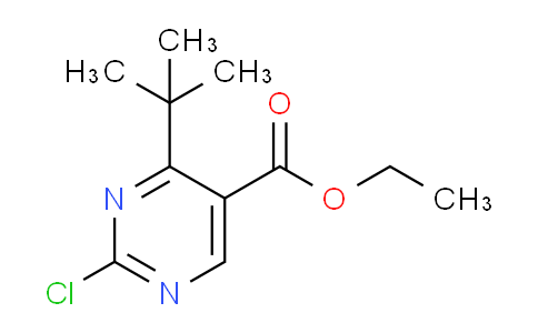 CAS No. 863323-33-5, Ethyl 4-(tert-butyl)-2-chloropyrimidine-5-carboxylate