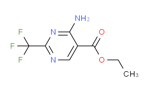 CAS No. 653-95-2, Ethyl 4-amino-2-(trifluoromethyl)pyrimidine-5-carboxylate