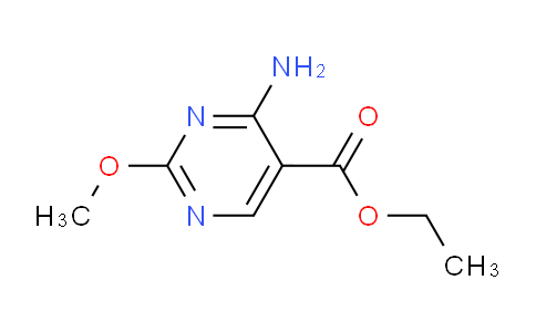 CAS No. 7356-61-8, Ethyl 4-amino-2-methoxypyrimidine-5-carboxylate