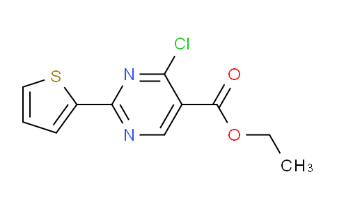 CAS No. 188937-40-8, Ethyl 4-chloro-2-(thiophen-2-yl)pyrimidine-5-carboxylate