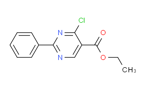 CAS No. 24755-82-6, Ethyl 4-chloro-2-phenylpyrimidine-5-carboxylate