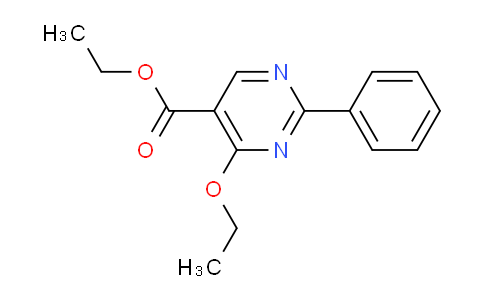 CAS No. 122773-99-3, Ethyl 4-ethoxy-2-phenylpyrimidine-5-carboxylate