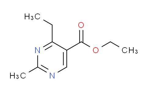 CAS No. 127957-88-4, Ethyl 4-ethyl-2-methylpyrimidine-5-carboxylate