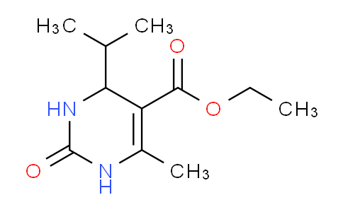 CAS No. 198826-86-7, Ethyl 4-isopropyl-6-methyl-2-oxo-1,2,3,4-tetrahydropyrimidine-5-carboxylate